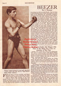 Boxing News Clipping #2113 - Benny Yanger, Robert Fitzsimmons