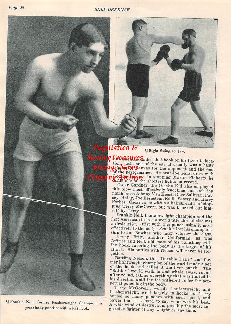 Boxing News Clipping #2116 - Matty Matthews, Frankie Neil