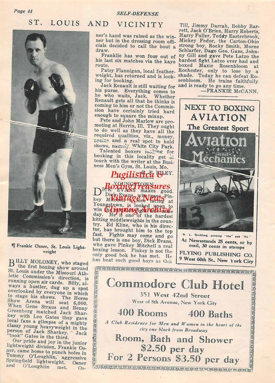Boxing News Clipping #2122 - Sammy Pierce, Frankie Osner