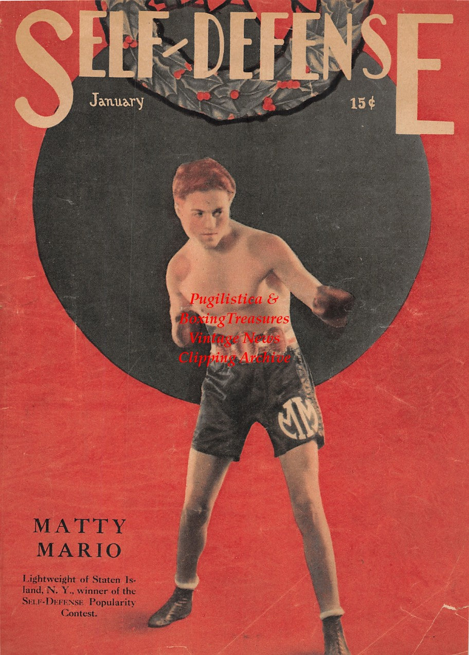 Boxing News Clipping #2124 - Jack Dempsey, Matty Mario