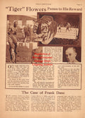 Boxing News Clipping #2127 - Tiger Flowers memorial, Harry Greb, Walk Miller, Jack Delaney, Johnny Dundee, Pete Latzo, Mike McTigue, Fidel LaBarba