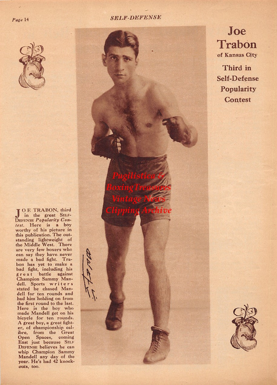 Boxing News Clipping #2128 - Joe Trabon