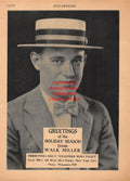 Boxing News Clipping #2133 - Walk Miller full page pin-up