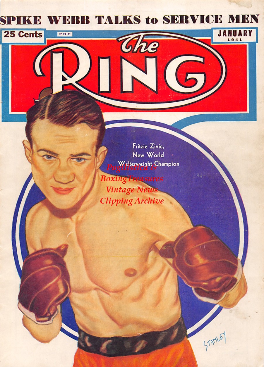 Boxing News Clipping #2142 - Fritzie Zivic