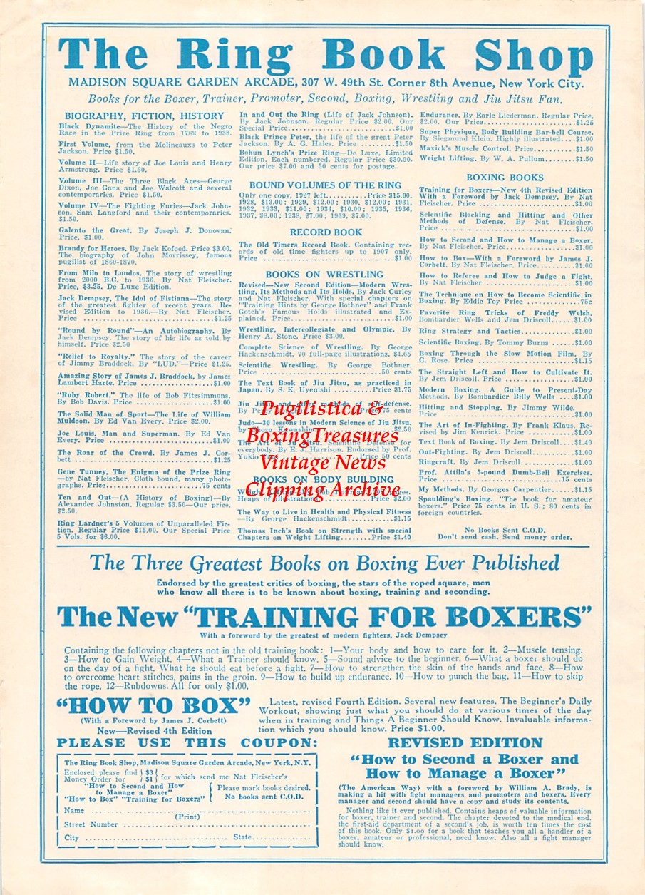 Boxing News Clipping #2142 - Fritzie Zivic