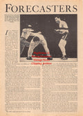 Boxing News Clipping #2148 - Joe Louis vs. Max Schmeling II, Stanley Ketchel, Johnny Dundee