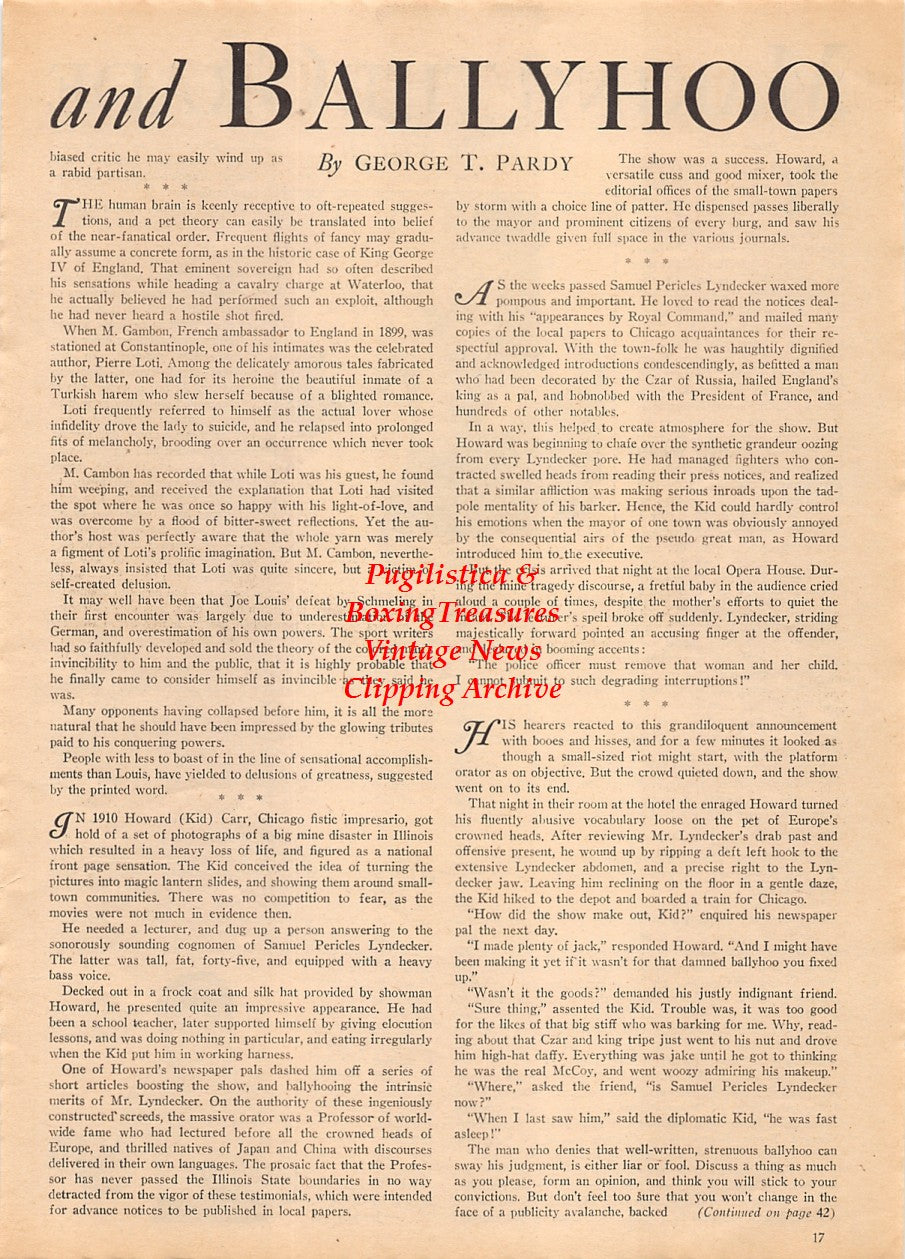 Boxing News Clipping #2149 - Archie Moore, Marty Servo