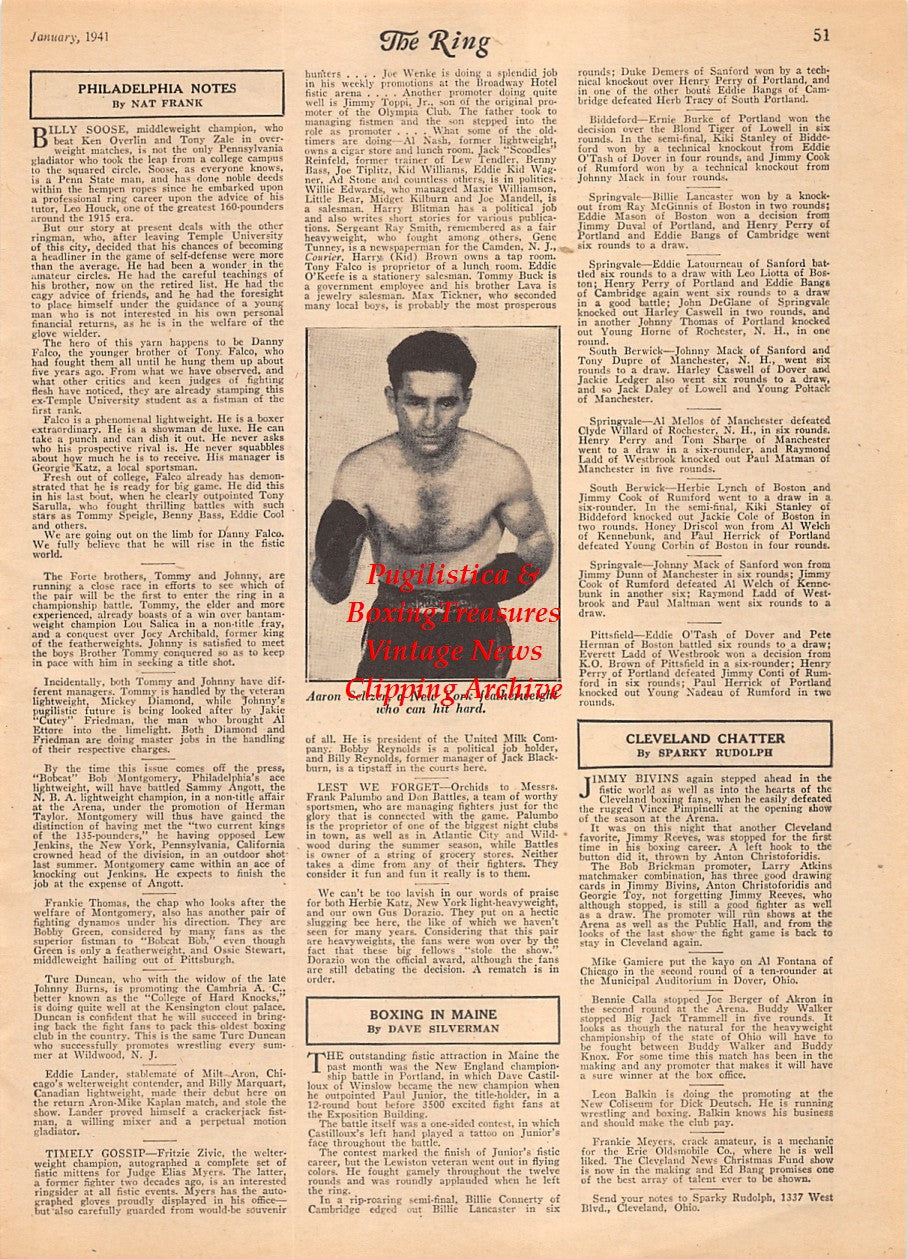 Boxing News Clipping #2156 - Aaron Seltzer