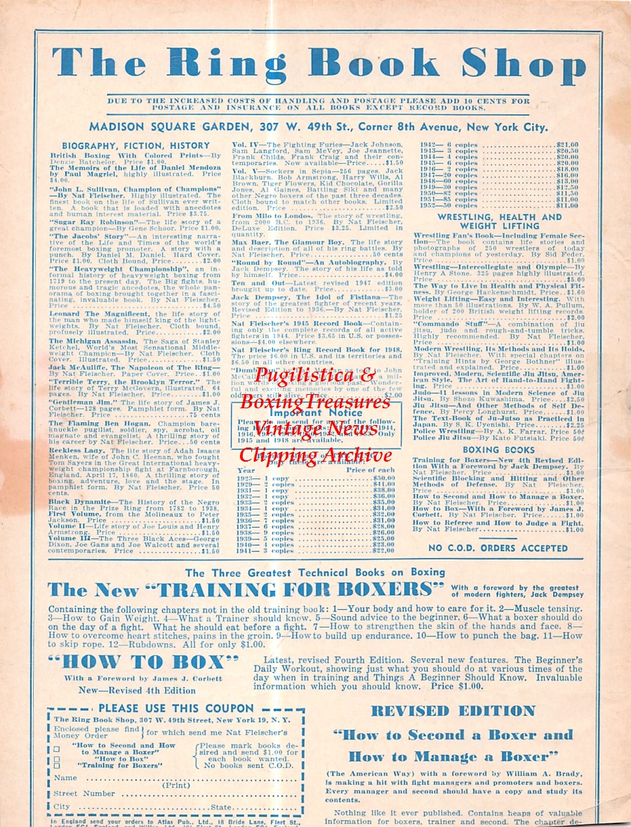 Boxing News Clipping #2157 - Rocky Marciano