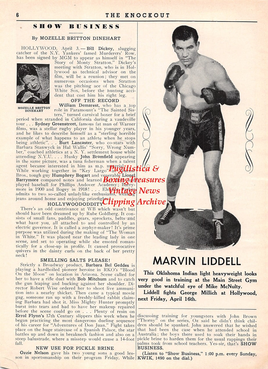 Boxing News Clipping #2160 - Jesus Fonseca, Marvin Liddell