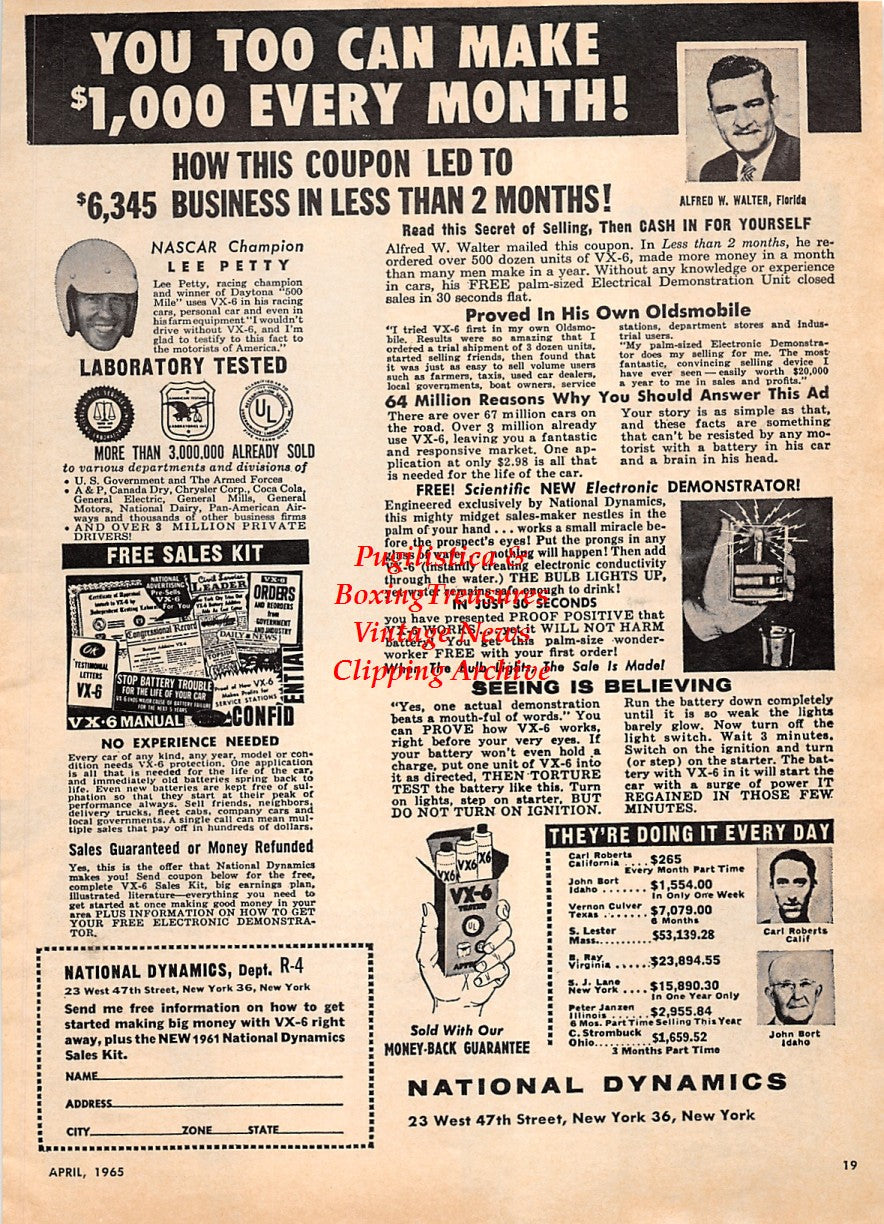 Boxing News Clipping #2172 - Carlos Ortiz, Vicente Saldivar
