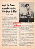 Boxing News Clipping #2180 - Manuel Gonzales and trainer Bill Gore