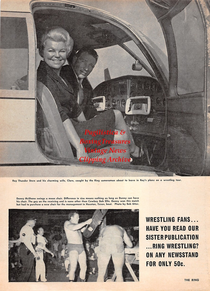 Boxing News Clipping #2188 - Gabe Terronez, Ray Thunder Stern, Danny McShane vs. Cowboy Bob Ellie