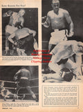 Boxing News Clipping #2192 - Sonny Liston vs. Mike DeJohn, Wayne Bethea, Albert Westphal, Cleveland Williams, Nino Valdes, Roy Harris, Father Edward Murphy