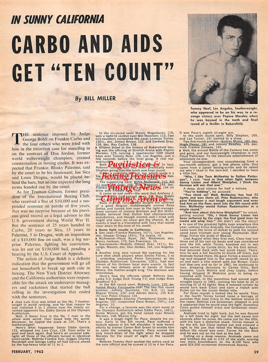 Boxing News Clipping #2205 - Tommy Noel