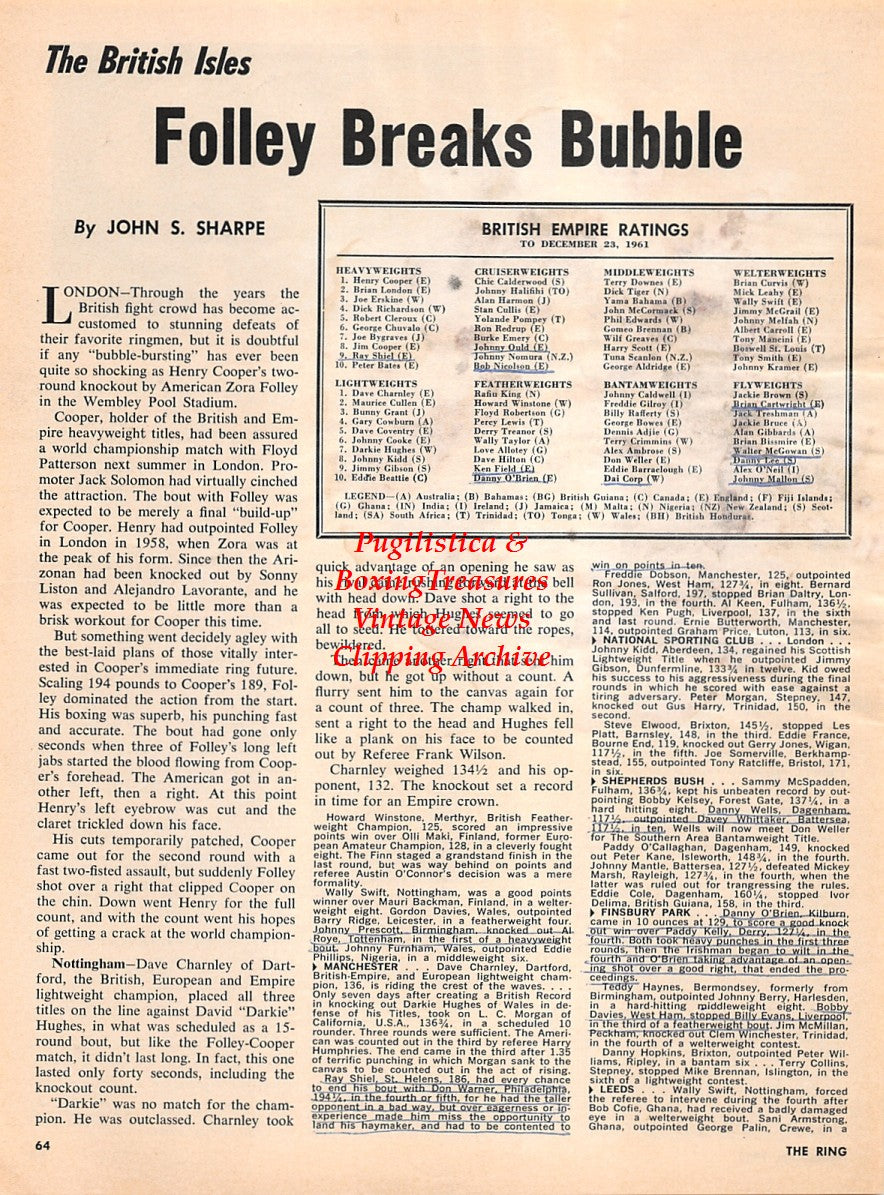 Boxing News Clipping #2206 - Rafiu King vs. Angel Garcia