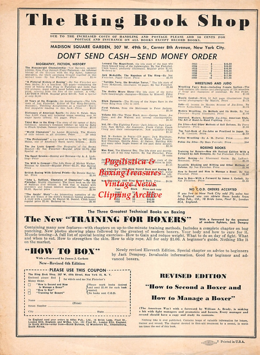 Boxing News Clipping #2208 - Sugar Ray Robinson