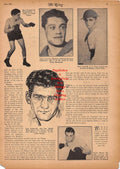 Boxing News Clipping #222 - Joey Fontana, Larry Cisneros, Pete Caparell, Gus Lesnevich, Baby Breese