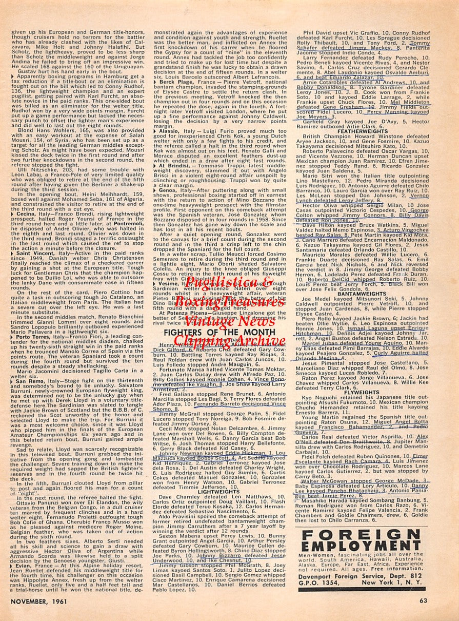 Boxing News Clipping #2244 - Johnny Caldwell