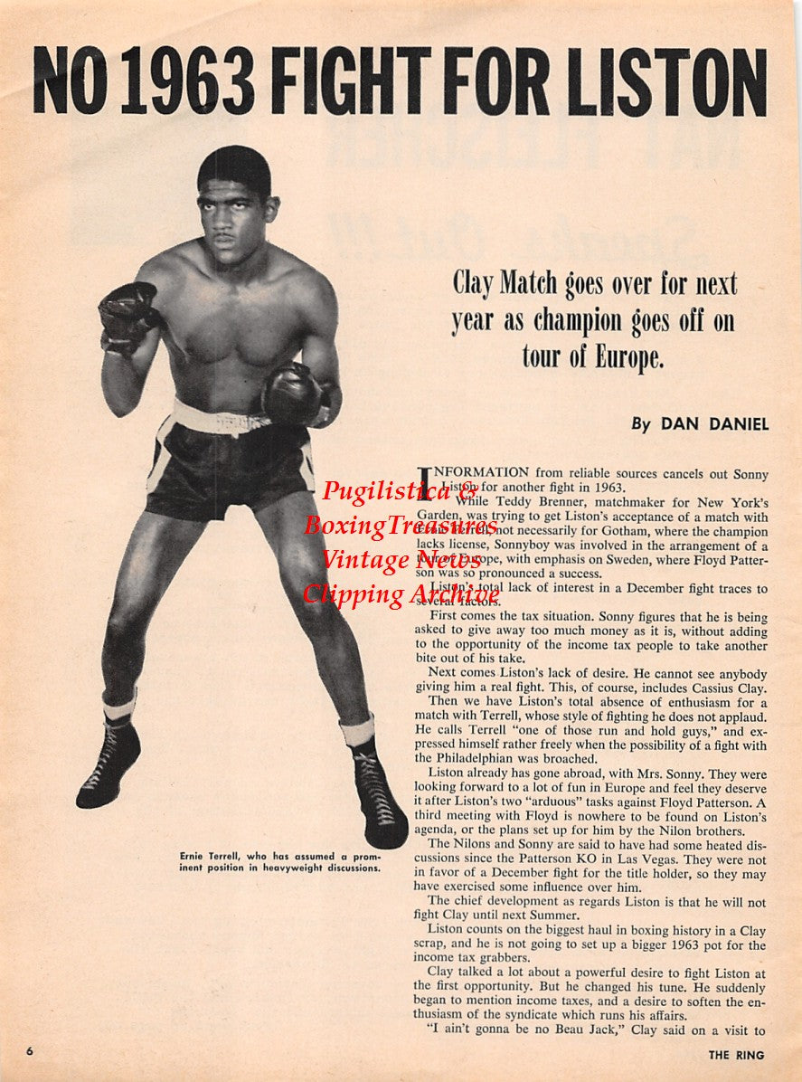 Boxing News Clipping #2245 - Ernie Terrell