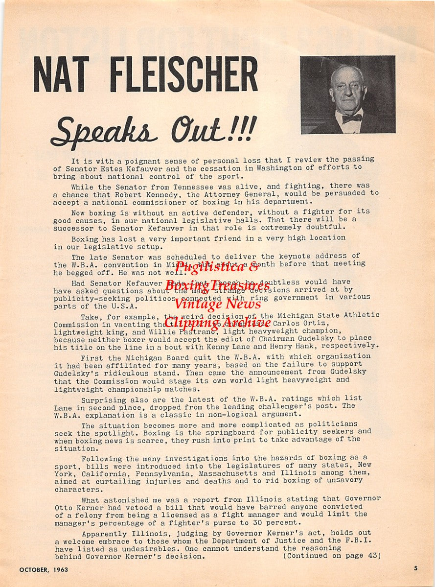 Boxing News Clipping #2245 - Ernie Terrell