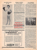 Boxing News Clipping #2261 - Gloria Jane Hindman, Vince Handley, Pete Latzo, Izzy Schwartz, Billy Soose, Johnny Jadick