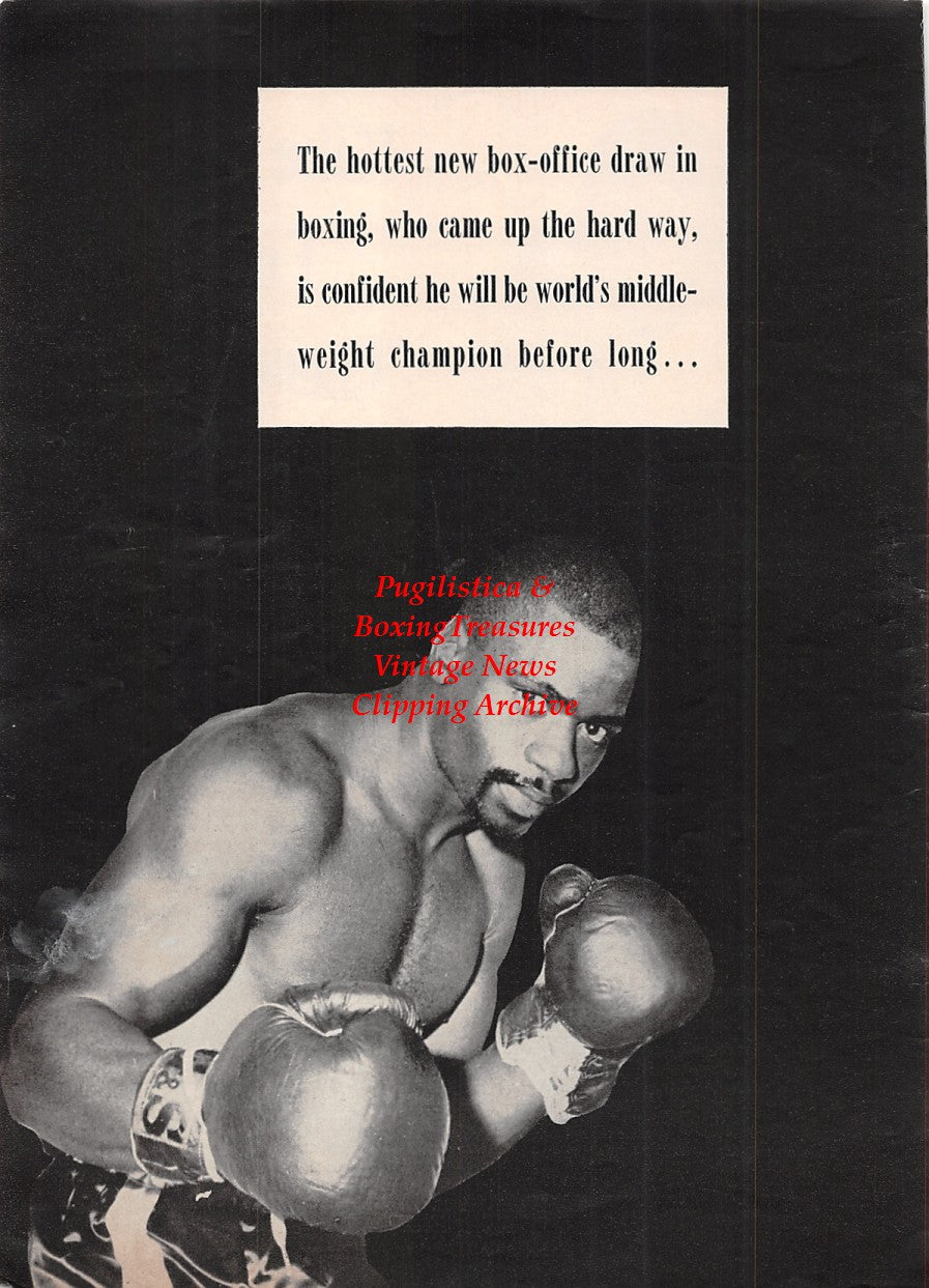 Boxing News Clipping #2272 - Rubin "Hurricane" Carter, Floyd Patterson