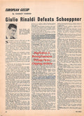 Boxing News Clipping #2285 - Giulio Rinaldi