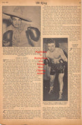 Boxing News Clipping #229 - Carlos Malacara, Jake LaMotta