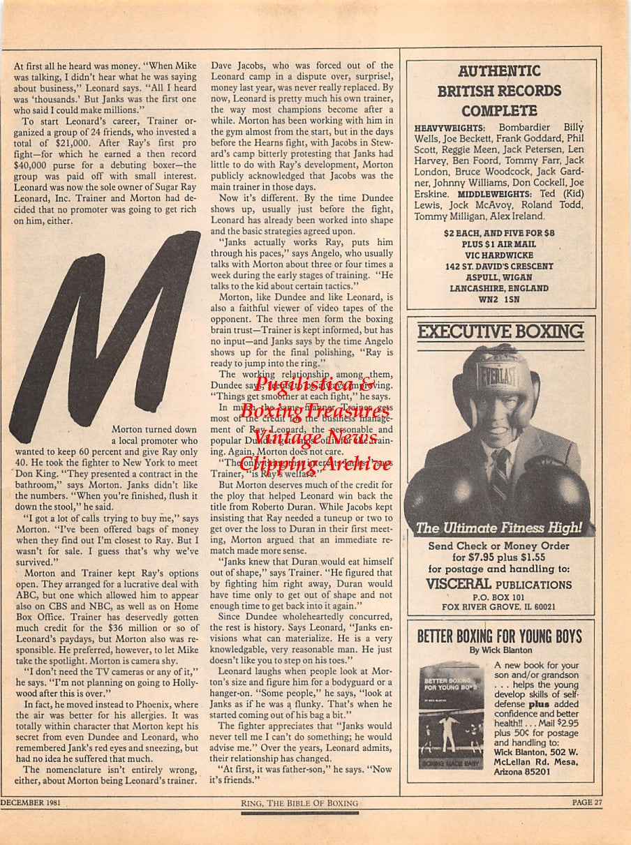 Boxing News Clipping #2291 - Joe Frazier vs. George Chuvalo