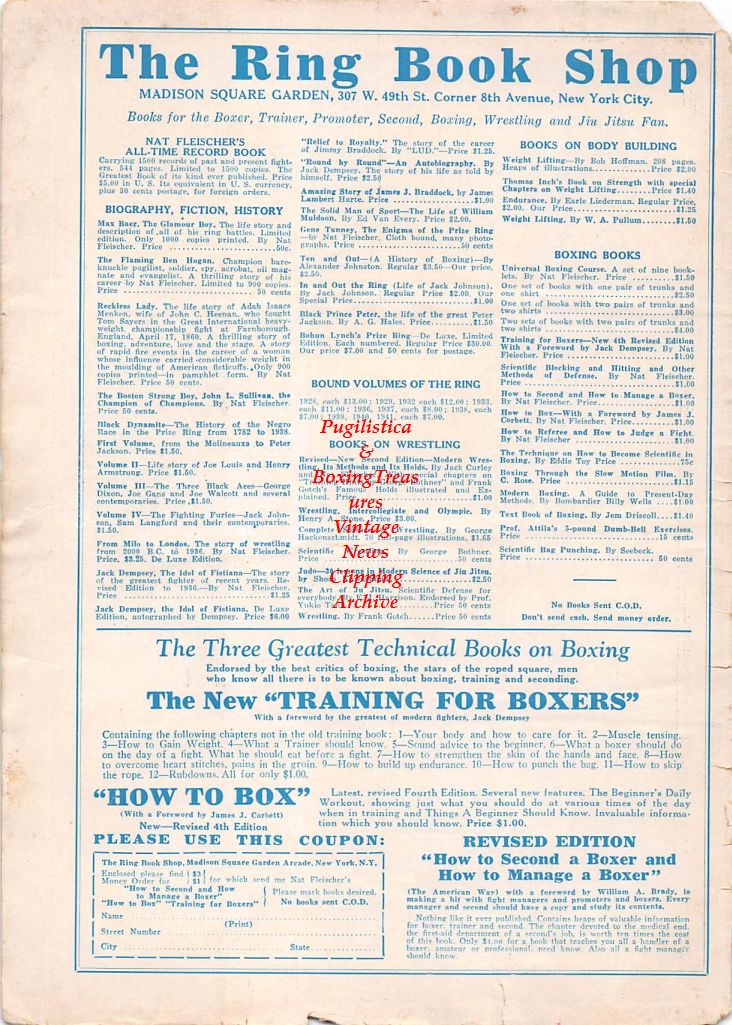 Boxing News Clipping #230 - Billy Conn, Joe Louis