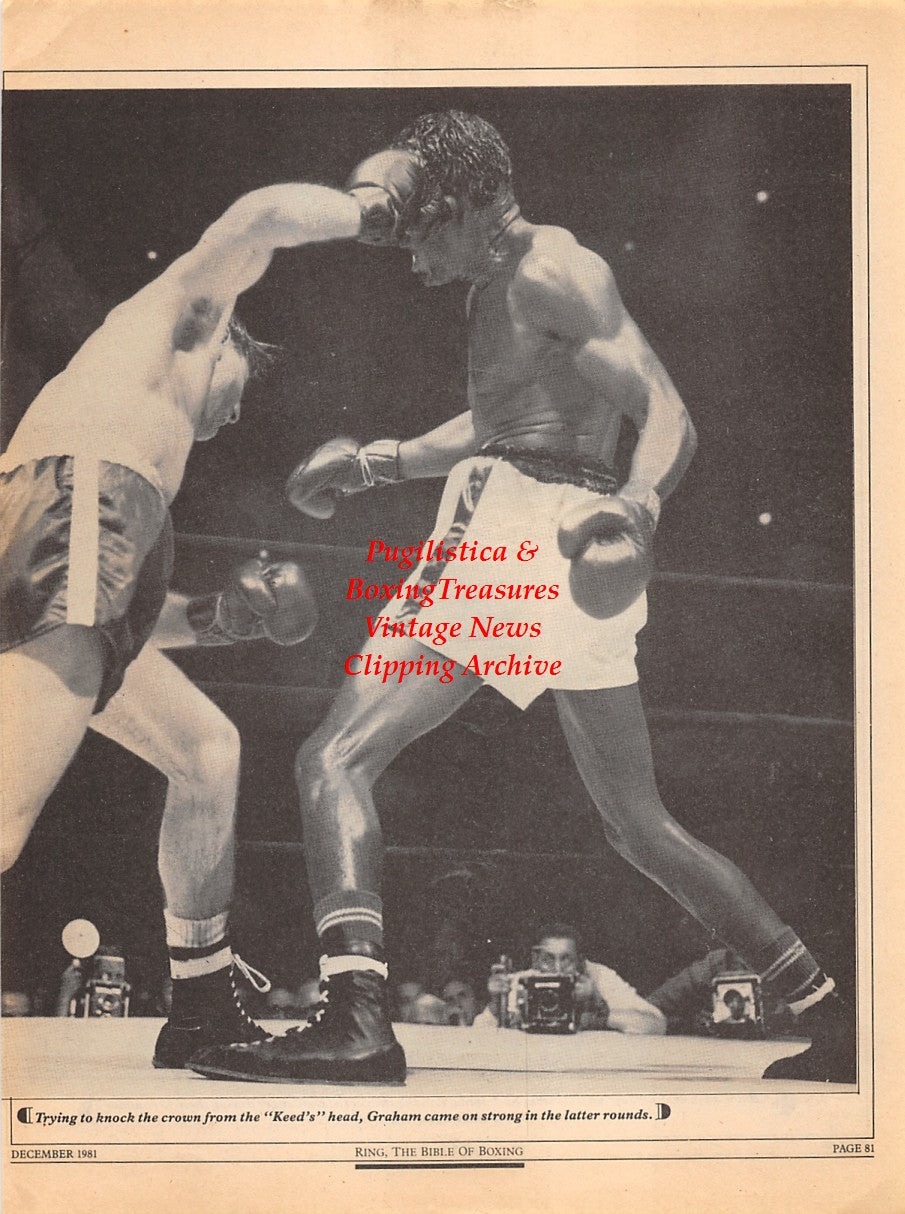 Boxing News Clipping #2305 - Billy Graham vs. Kid Gavilan