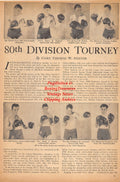 Boxing News Clipping #2308 - Ernest Gere, James Lawson, Richard Pipkin, Melvin Parsons, Cliff Neeley, Hugh Rouen, Ray Ulshafer Jr., Dominck Fruggiero