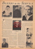Boxing News Clipping #2321 - Davey Cohen, Melvin Brown, Don Francis Brown, Wilfred Mellinger, Willard Reed, Abie Bain, Jim Coffroth