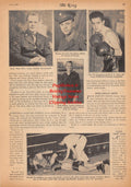 Boxing News Clipping #2322 - Paul Bliss, Thomas Carr, Irish Johnny Smith, Vic Cogguano, Fritzie Zivic vs. Beau Jack, Ray Robinson vs. Jake LaMotta