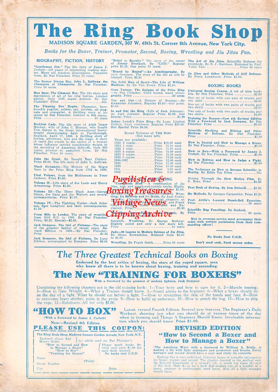 Boxing News Clipping #2344 - Manuel Ortiz