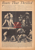 Boxing News Clipping #2346 - Beau Jack, Gilbert Stromquist vs. Ben Morosz, Tami Mauriello vs. Jimmy Bivins, Jimmy Reeves vs. Jake LaMotta, Norman Rubio vs. Joe Agosta
