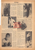 Boxing News Clipping #2359 - Zip Tedesco, James Cleary, Harry Wright, Dewitt Portal, Emanuel James, Joe Garcia Amescue, Tommy Loughran, Morris Aveiss, Harvey Aveiss, Joe Muscato, Erv Sarlen