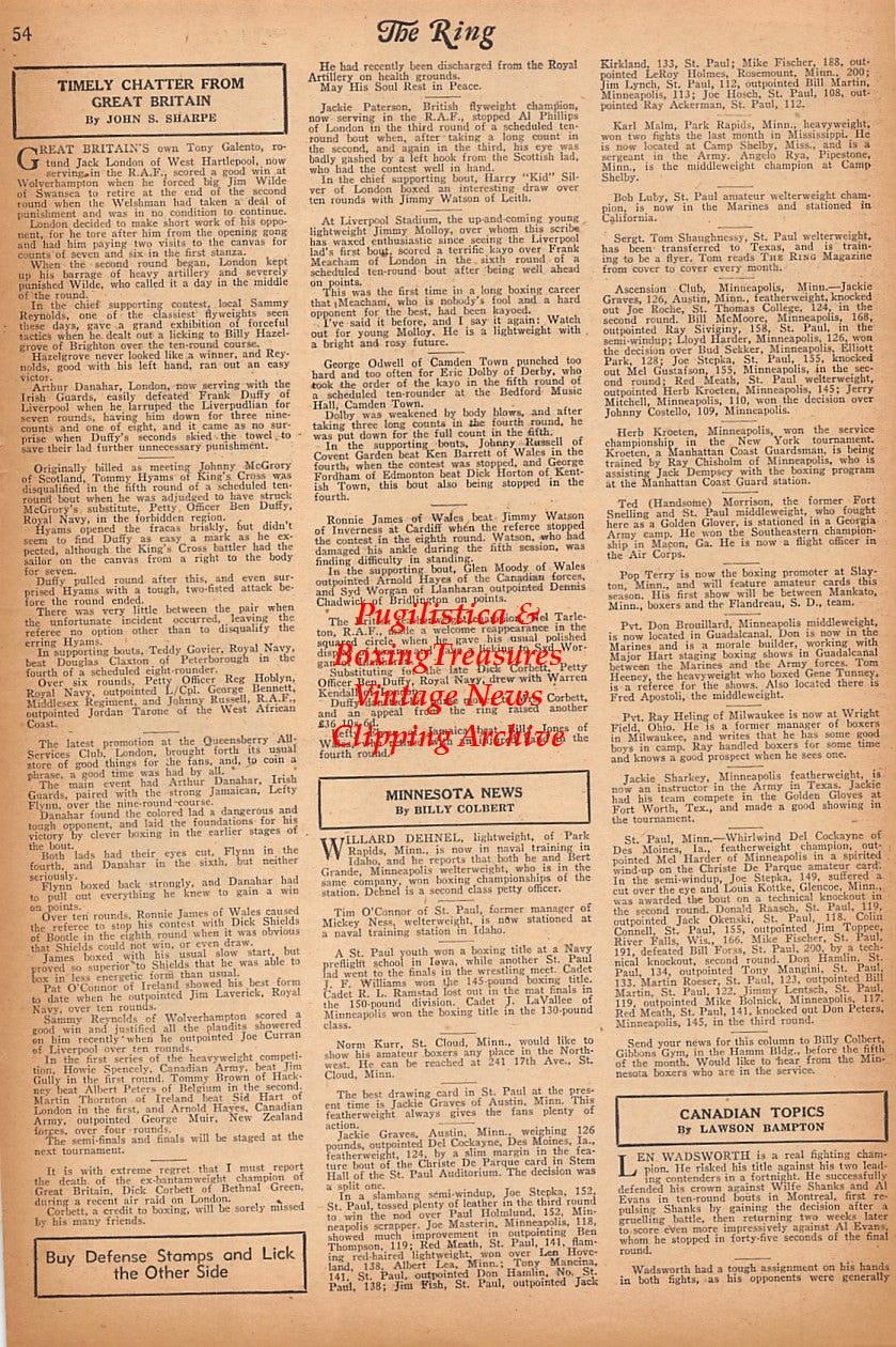 Boxing News Clipping #2361 - George Balduc