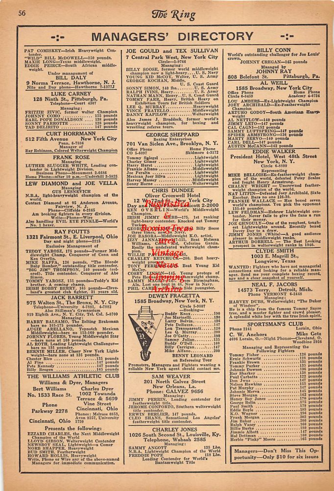 Boxing News Clipping #237 - Fight results from Cuba, Panama City. Boxing Managers Directory
