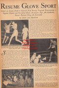 Boxing News Clipping #2379 - Lowry Field Military Boxing, Charlie Jones, Henry Yee, Buriel Johnson, Bob Fox, Victor Resto, Charlie Harvey