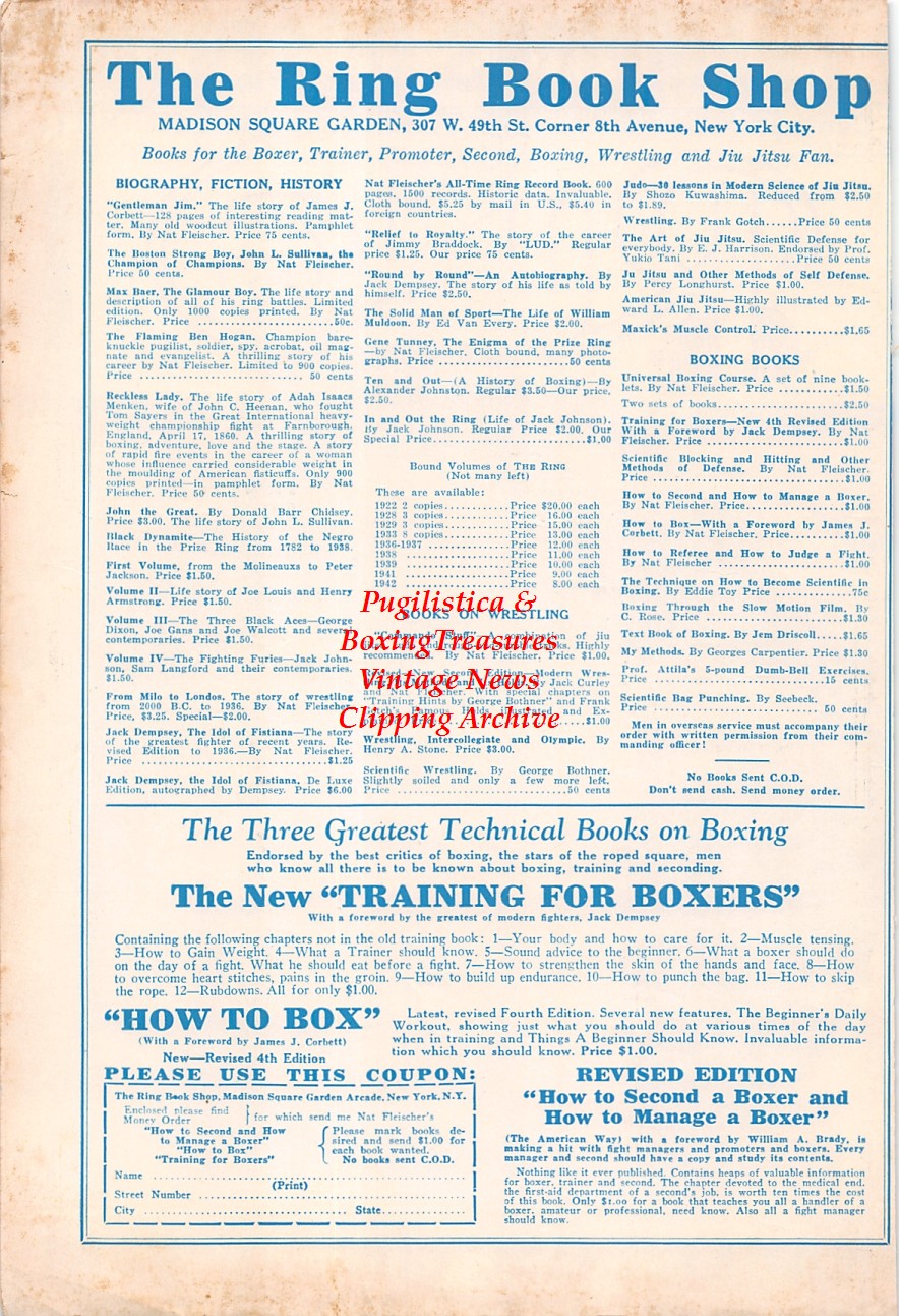 Boxing News Clipping #2382 - Sugar Ray Robinson In The Army