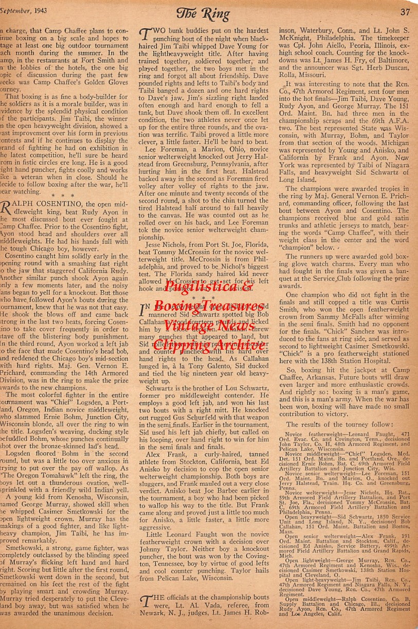 Boxing News Clipping #2393 - Tuckett Twins, Stanley Tuckett, Stanford Tuckett