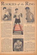 Boxing News Clipping #2396 - Jackie Cunningham, Jimmy Phillips, Pedro Jiminez, Fred Dawson, Jere Dunn, John Morrissey, Tom Sayers