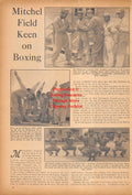 Boxing News Clipping #2397 - WWII Boxing, Sugar Ray Robinson at Mitchel Field, Harold Alle, Don Brouillard, Walter Stevens