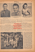 Boxing News Clipping #2398 - WWII Boxing, Chester Gideon, Charlie Dilworth, Faro DiMarco, Willie Dauzant, Ace Johnson, Dillard Julius, Harry Eagles, Charles Spiegel, Clevland Brown, Arnold Deer, Billy Duncan, Frankie Stein, Hank Kidwell