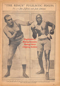 Boxing News Clipping #2405 - Jack Johnson vs. James J. Jeffries