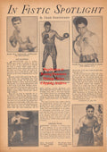 Boxing News Clipping #2408 - Aurelio Herrera, Arnold Deer, Lew Maxwell, Freddie Russo, Fitzie Fitzpatrick, Ray Brown