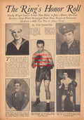 Boxing News Clipping #2409 - Sammy Secreet, Nicky Jerome, Pedro Hernandez, Jimmy O'Gatty, Paul Block, Artie Levine, WWII Military Boxers, Paul Midiri, Ben Pelter, Bill Verdon, Red Noble and Others