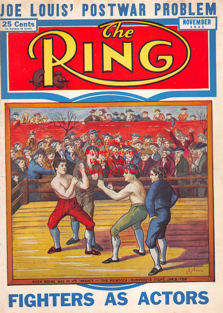 Boxing News Clipping #2415 - Daniel Mendoza vs. Richard Humphreys